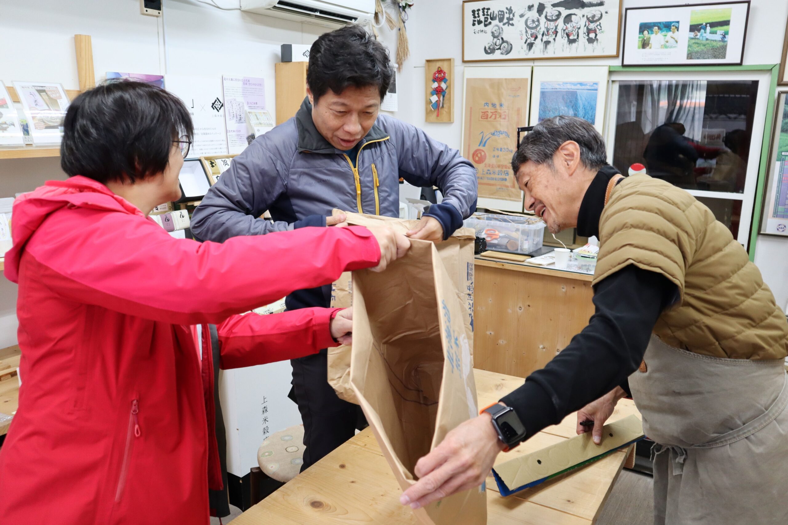 【旭川・上森米穀店】米どころ旭川のお米マイスターに聞く！試食＆米袋エコバッグ作り
