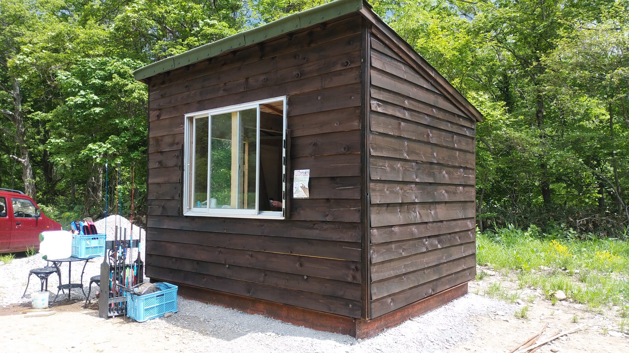 にじます工房 ぴっぷの釣り堀