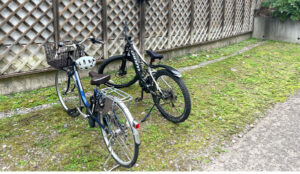 駐輪スペースもあります。