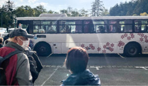 整理券を取って乗車