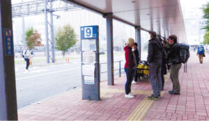 旭川駅前9番のりば